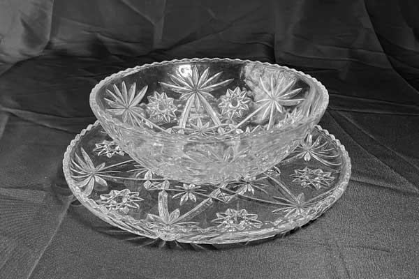 Console Set - Early American Prescut (EAPC) Glassware by Anchor Hocking