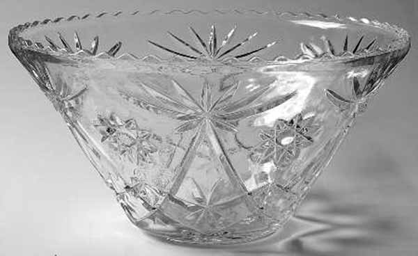 Punch Bowl - EAPC - Early American Prescut (EAPC) Glassware by Anchor ...