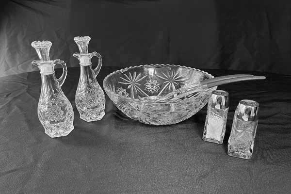 Salad Maker - Early American Prescut (EAPC) Glassware by Anchor Hocking